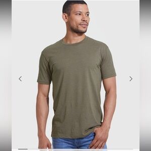❌SOLD❌ True Classic Heather Military Green Crew Neck T-shirt